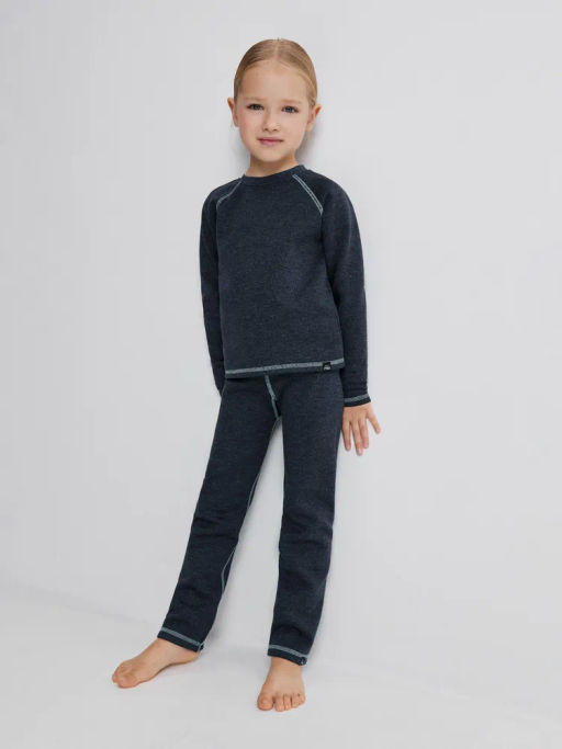 ACOOLA / Брюки детские Rigel_Thermowear темно-синий термобелье  фото 4
