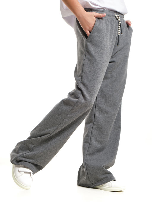 Брюки для девочки палаццо 22-8027 кофе - Mini maxi фото 18