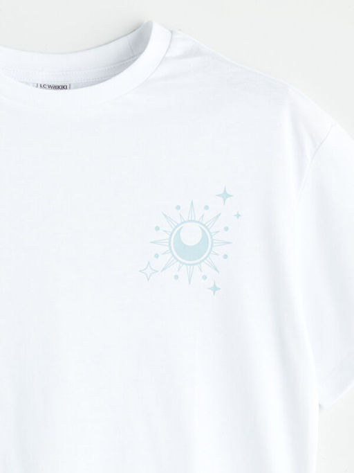 Bisiklet Yaka K?z ?ocuk Ti??rt