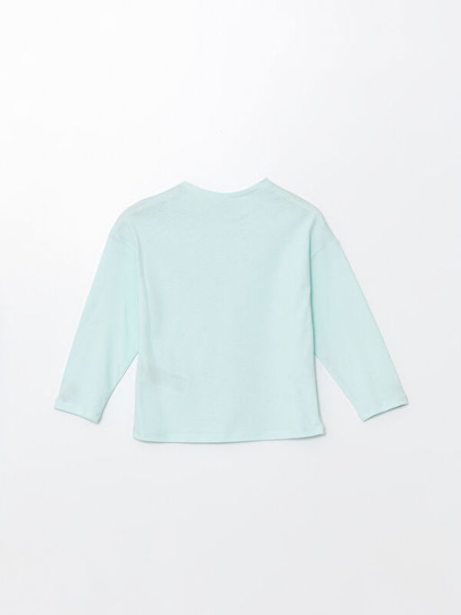 Bisiklet Yaka K?z ?ocuk Ti??rt - Waikiki фото 3