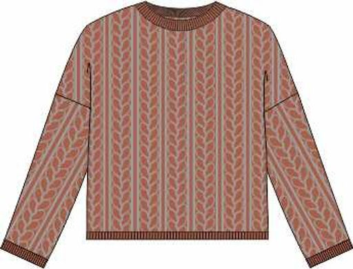 ACOOLA / Джемпер детский для девочек Monica кофейный  фото 8