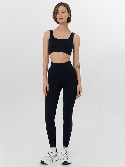 Топ женский спортивный черный - Mark formelle фото 4