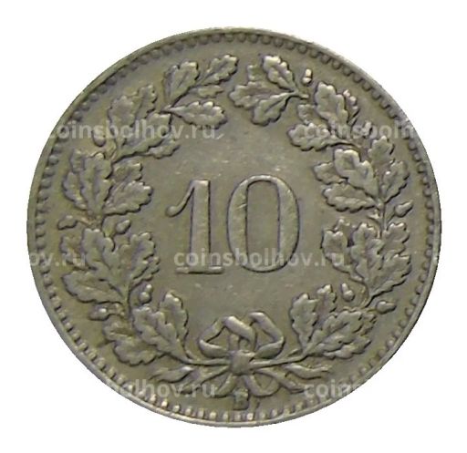 Монета 10 раппенов 1931 года Швейцария