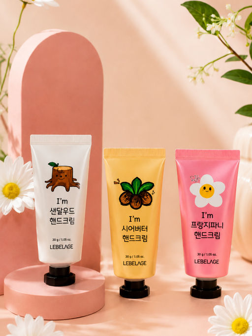 Lebelage Набор парфюмированных кремов для рук / Im Hand Cream, 3 шт. x 30 г
