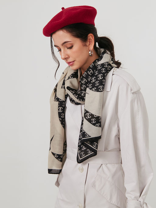 Большой, мягкий, тонкий и очень нежный двусторонний палантин - Tantino фото 4