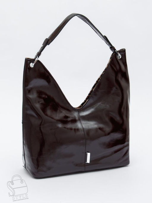 Сумка женская кожаная 98380-1SP coffee Velina Fabbiano-Safena