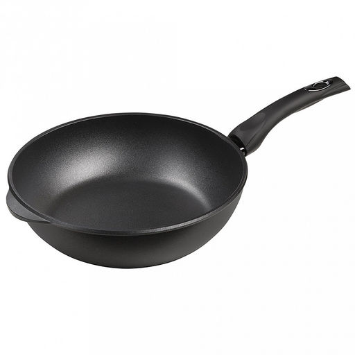 Сотейник с антипригарным покрытием д24см "Классик", h8,2см, s0,4см, ручка из термостойкого пластика (Россия)