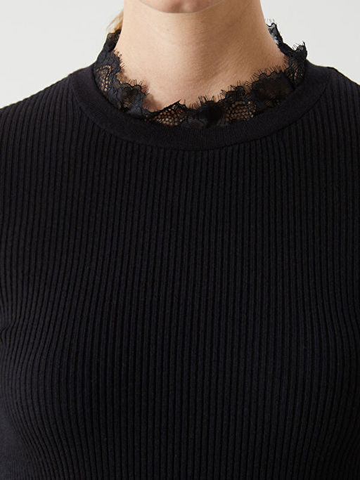 Dik Yaka Kad?n Triko Kazak