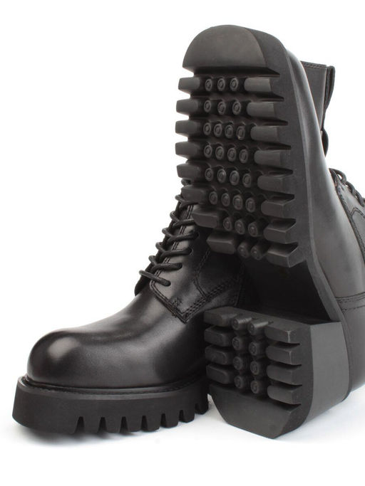 01- GZ6115-G71 BLACK Ботинки демисезонные женские (натуральная кожа)