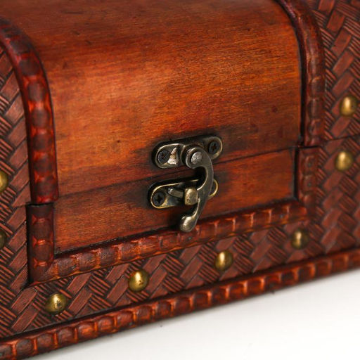 Шкатулка для украшений «Сундук. С заклёпками» дерево, состаненная, 10.5×18×11 см