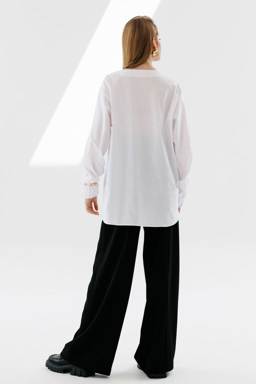 Комплект NIKVA н716-2 молоко+чёрно-белая гусиная лапка фото 5