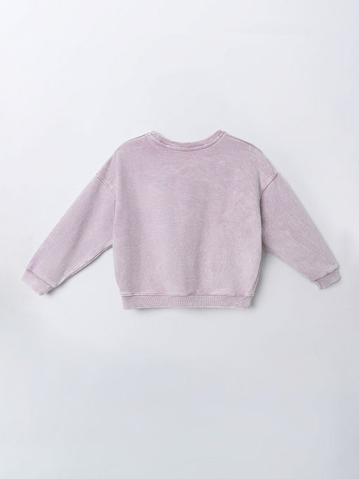 Свитшот для девочек с сердечком из страз - Mark formelle фото 6