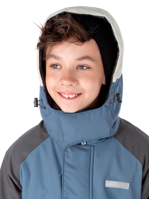 Комбинезон 8з6924 туман/асфальт - Nikastyle фото 3