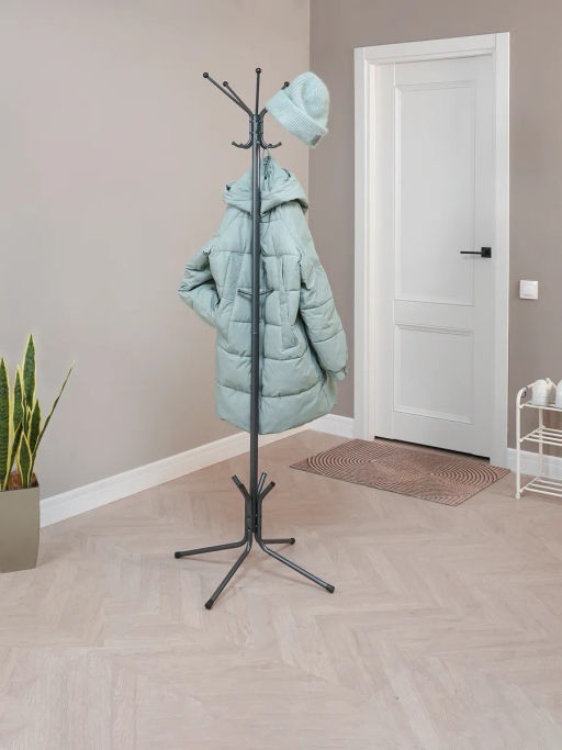 Вешалка напольная "Луч 5" Графит