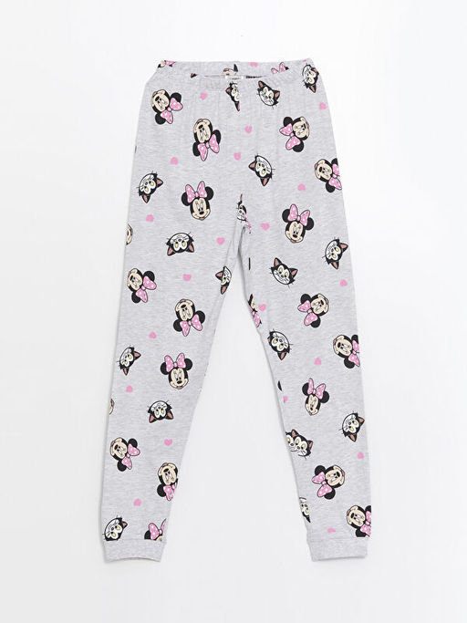 Beli Lastikli Minnie Mouse Bask?l? K?z ?ocuk Pijama Alt - Waikiki фото 3