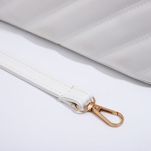 Сумка-клатч на клапане, цвет белый - Simaland фото 5