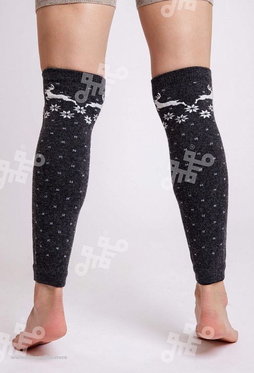 Гетры из монгольской шерсти (арт. 01252) - Тод оймс ххк фото 3