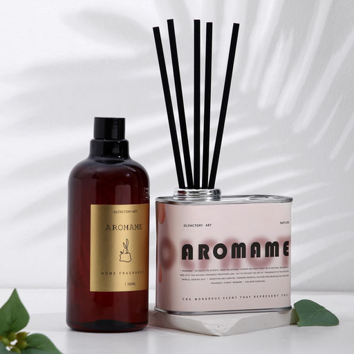 Набор диффузор ароматический Aromame, августовские цветы, 500 мл, прямоугольная банка - Simaland фото 3