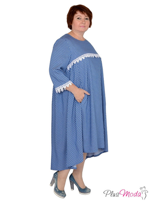 Платье Модель №491 размеры 44-84 - Plusmoda фото 4