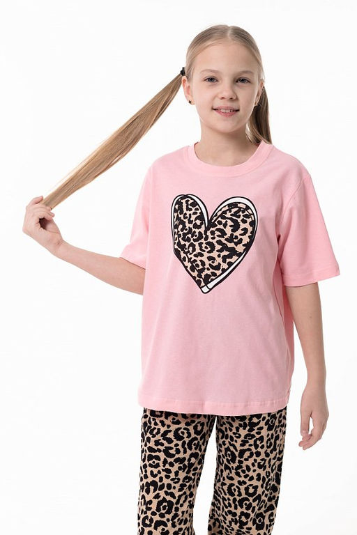 Пижама М225095Прб розовый/бежевый