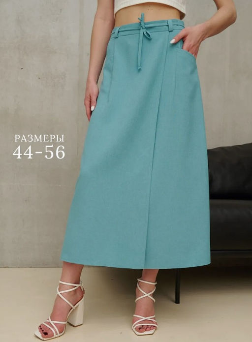 льняная юбка на запах - Трика фото 9