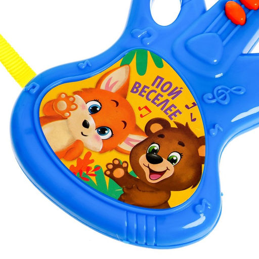 Музыкальная гитара В мире джунглей, звук, МИКС, в пакете - Simaland фото 3