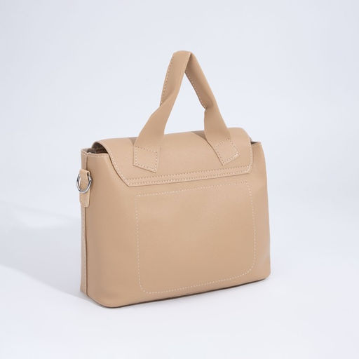 Сумка-мессенджер на клапане, цвет бежевый - Simaland фото 2