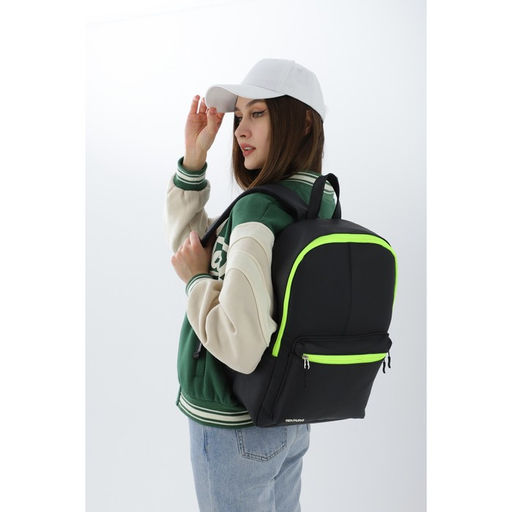 Рюкзак женский из искусственной кожи TEXTURA, цвет чёрный  фото 6