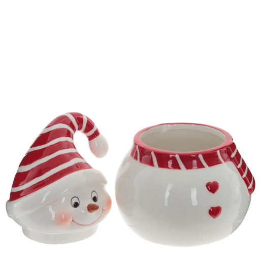 Емкость для сыпучих продуктов "Снеговик", 600 мл, L11,5 W11,5 H17 см