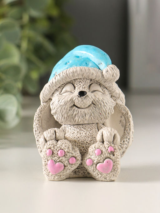 Фигурка гипс Кролик в колпаке, 7?5.5?5.5 см, цветной