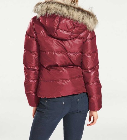 Пуховик, красный - Linea tesini фото 4