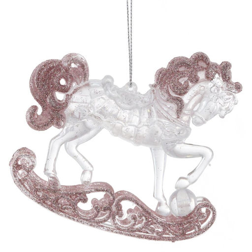 Украшение новогоднее "Лошадка", L10,5 W3 H9 см