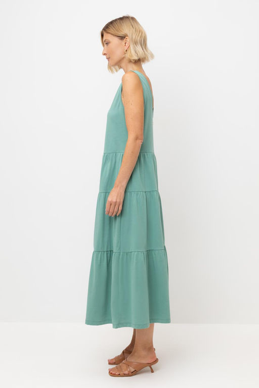 ЕВТ 5033/малахитовый зеленый сарафан жен