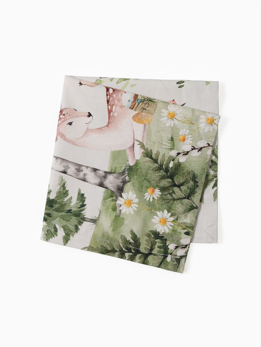 Набор кухонный «Этель. Лесная сказка», скатерть 148×218±2 см с ГМВО, салфетки 40×40 см - 12 шт.