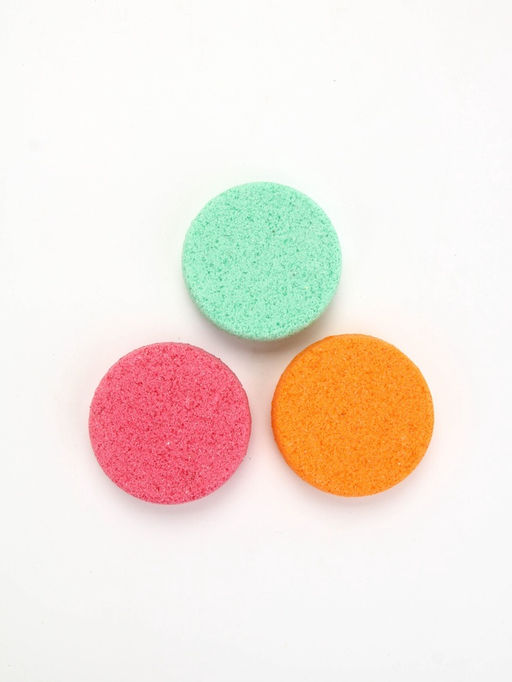 Бомбочки для ванны, аромат: мандарин, яблоко, апельсин, набор 3×100 г, Ural Lab