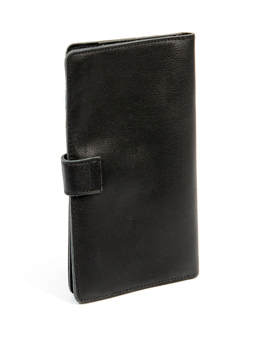 LACCOMA портмоне X165-60ND-черный натуральная кожа  фото 2