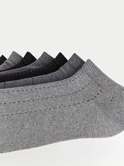 Desenli Erkek Patik ?orap 7li - Waikiki фото 3