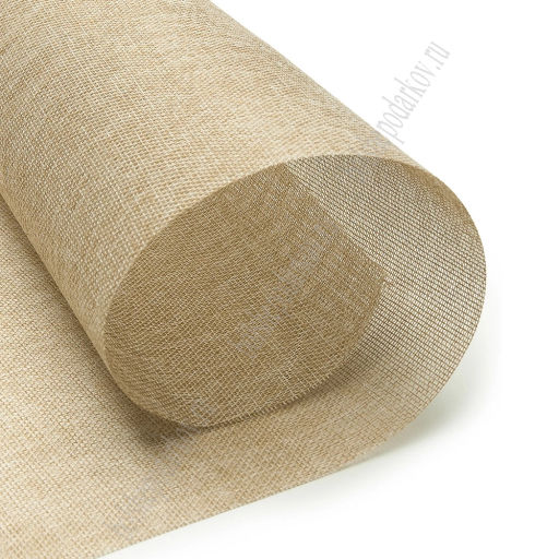 Мешковина искусственная 48 см*5 ярд (SF-2368) светло-коричневый