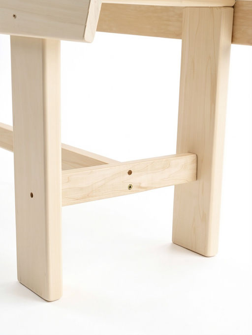 Лавка деревянная для дачи и бани, 120×40×41 см, из наличника
