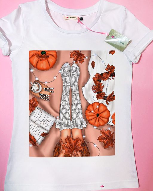 Эксклюзивная футболка Yana Pletneva упаковка плотный Zip пакет!