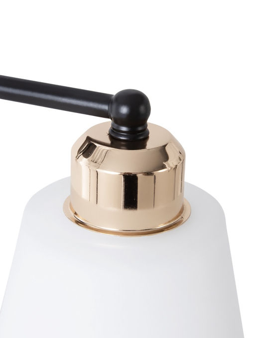 Люстра 12197/2, 2хE27, 40 Вт, чёрный/белый