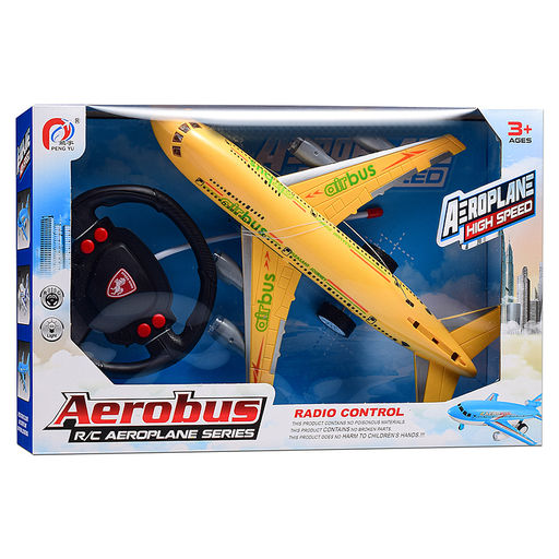 Самолет "Боинг" р/у, 27 MHz, свет, аккум, в коробке