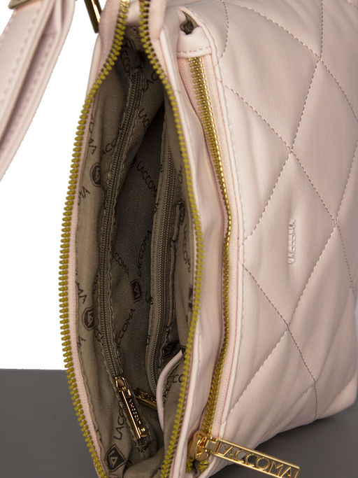 LACCOMA сумка Эмилия-Ф826-светло-розовый эко кожа хлопок