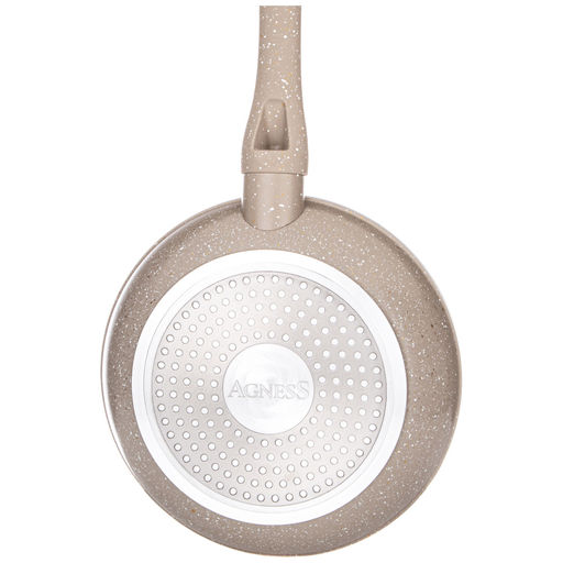 СКОВОРОДА AGNESS С АНТИПРИГАРНЫМ ПОКРЫТИЕМ LATTE, 26Х5,2СМ  фото 5