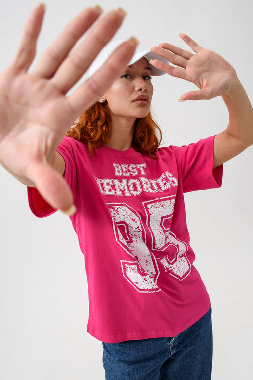 8506/1 Футболка женская оверсайз - Натали фото 249