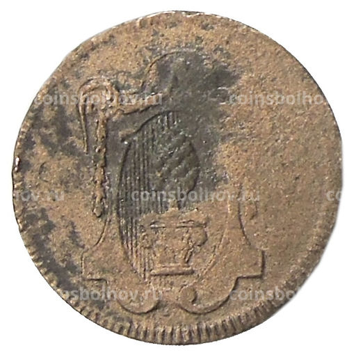 Монета 1 пфенниг 1796 года Германские государства  Аусбург