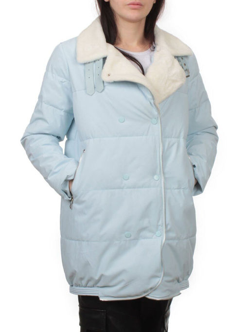 S24-236 LT. BLUE Куртка демисезонная женская (100 гр. холлофайбер)