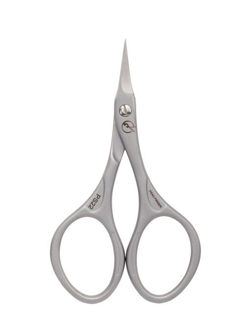 Frau Finger Ножницы маникюрные для ногтей изогнутые / Premium PS 22, матовые, ручная заточка, 9,2 см