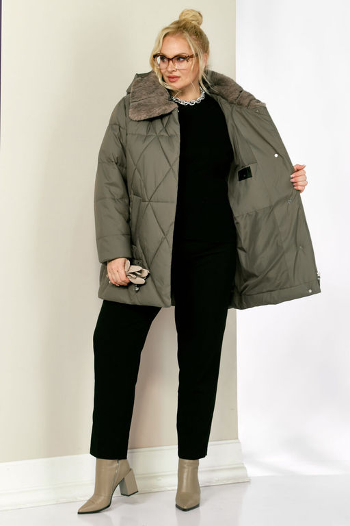 Куртка SHETTI 2207 светло-оливковый