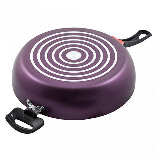 "Violet" Сотейник с антипригарным покрытием д26см, h7,5см, s1,8мм, 2 бакелитовые ручки (Россия)